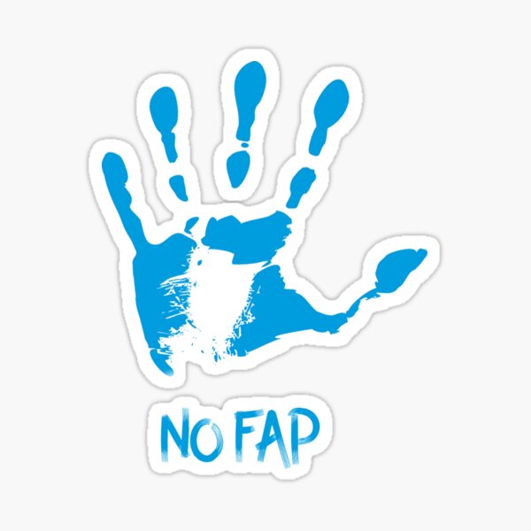 No Fap Challenge Stickers.