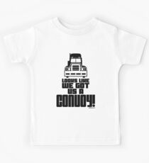 Sieht so aus, als hätten wir einen Konvoi! Kinder T-Shirt