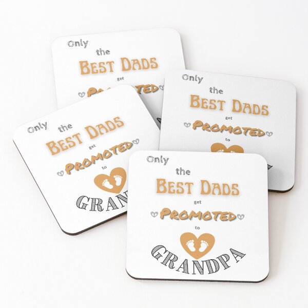 Item preview, Only the Best Dads get Promoted to Grandpa designed and sold by 52andretired.