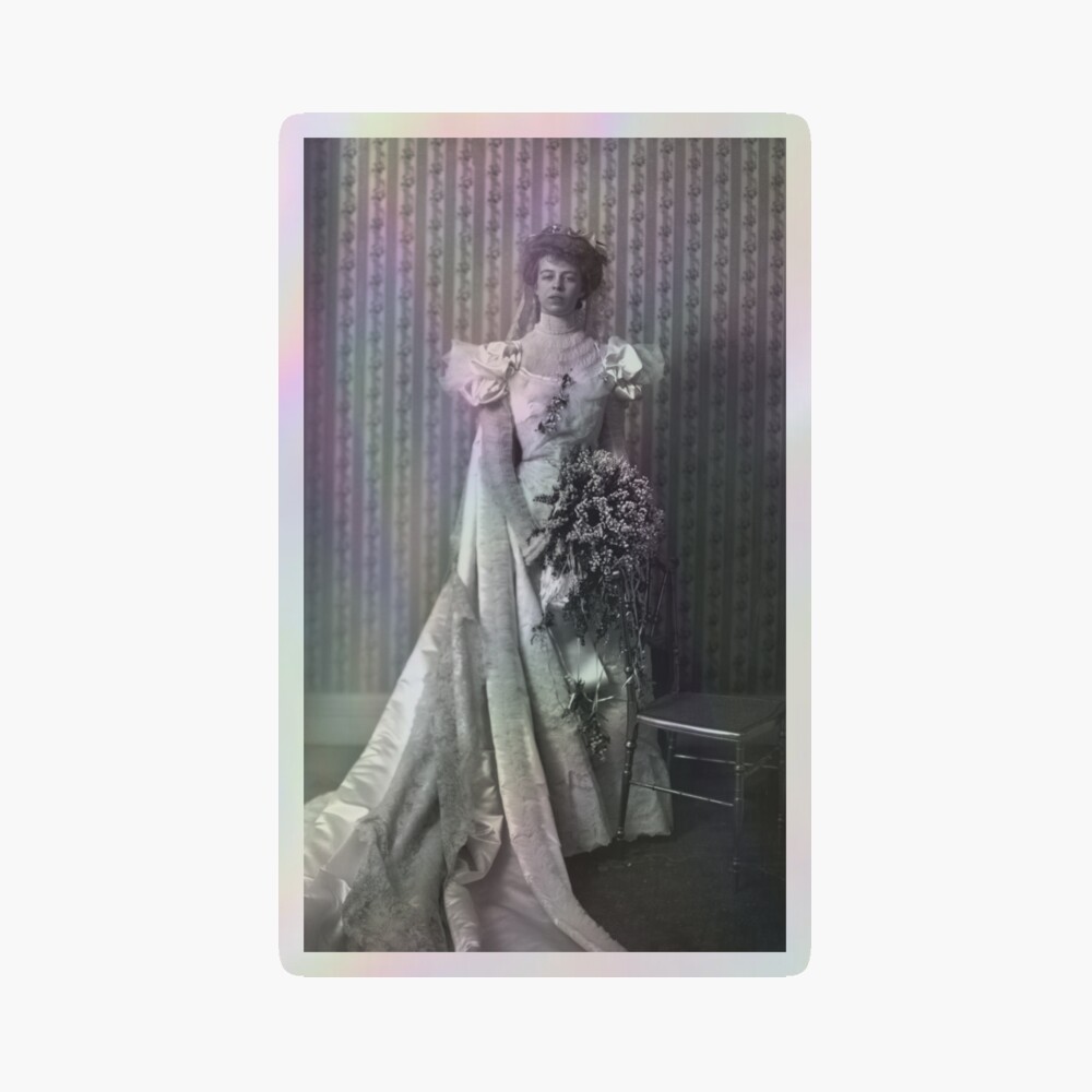 Eleanor Roosevelt In Her Wedding Gown 1905 Poster for Sale by warishellstore Redbubble