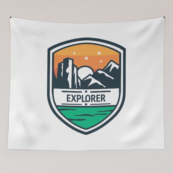Item preview, Outdoor adventure explorer logo designed and sold by Delicarte.