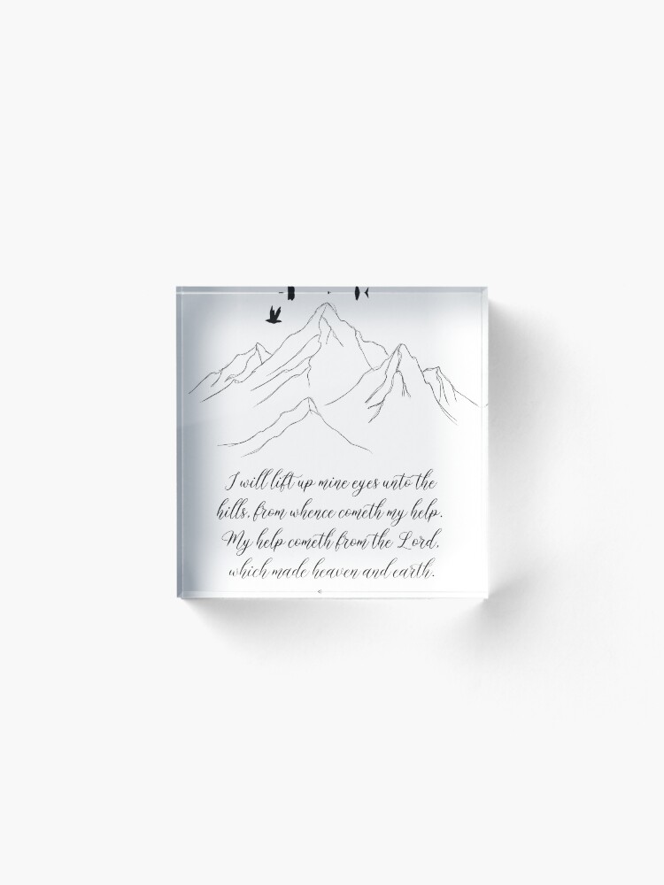 My Help is in the Lord {Acrylic Decor} My Help is in the Lord {Acrylic Decor}