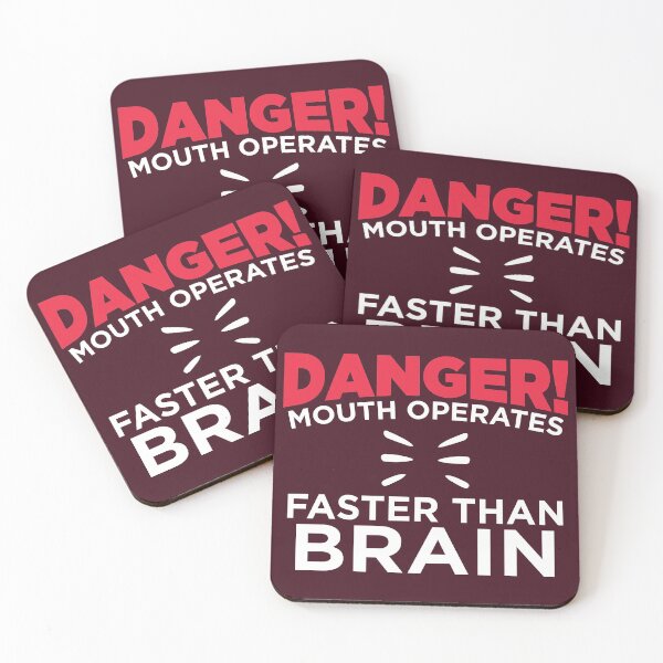 Item preview, Danger Mouth Operates Faster Than Brain designed and sold by S Cube Design.