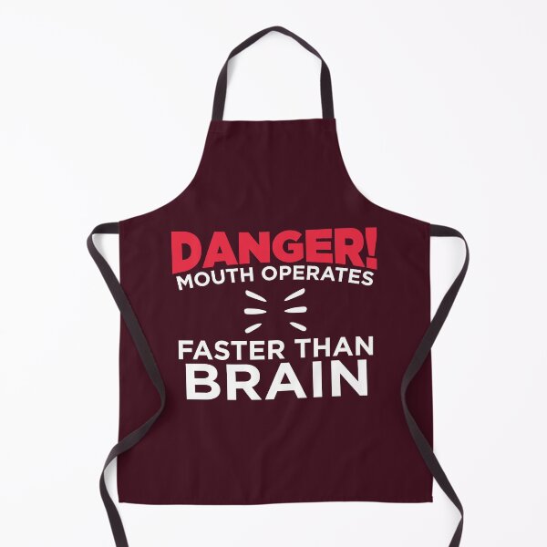 Item preview, Danger Mouth Operates Faster Than Brain designed and sold by S Cube Design.
