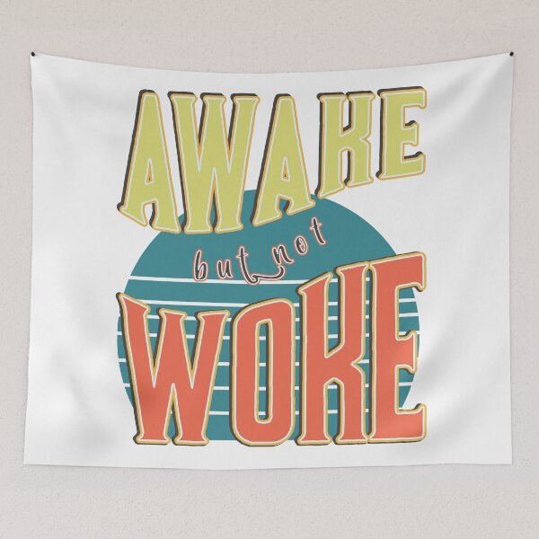 Item preview, Retro 90's Style Awake But Not Woke designed and sold by MimsTees.