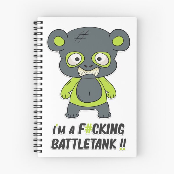 Item preview, Little cute battletank bear designed and sold by creativedane.