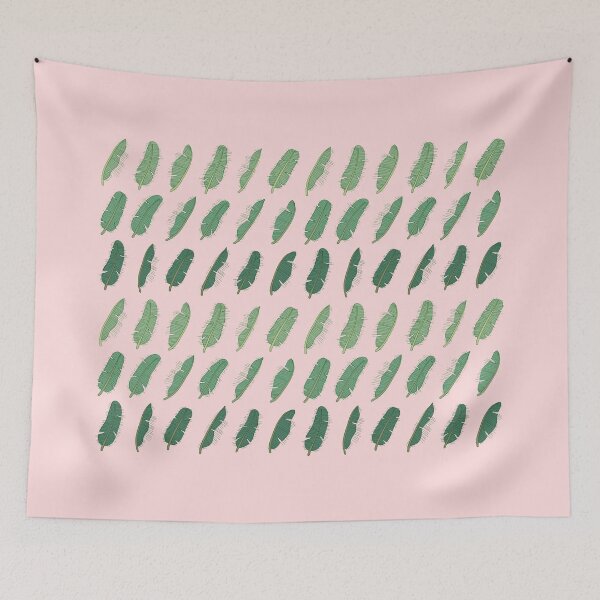 Item preview, Banana leaves pattern in all shades of green designed and sold by crazycollective.