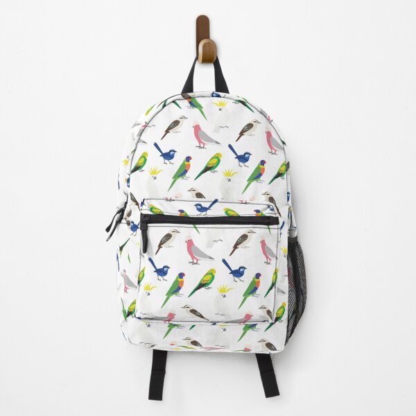 Item preview, Australian Birds WHITE designed and sold by Rebeccatiana.nz.