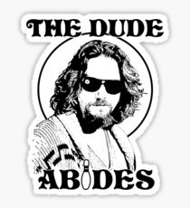 The Dude Abides - The Big Lebowski Sticker