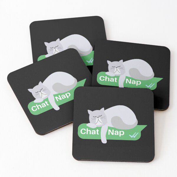 Item preview, Persian Cat sleeping on a Text Box | Catnap  designed and sold by Fluffy-Vectors.