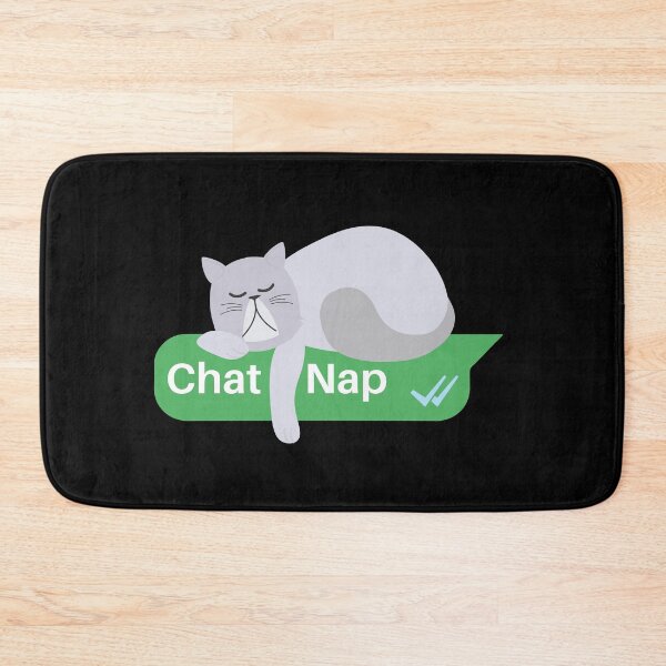 Item preview, Persian Cat sleeping on a Text Box | Catnap  designed and sold by Fluffy-Vectors.