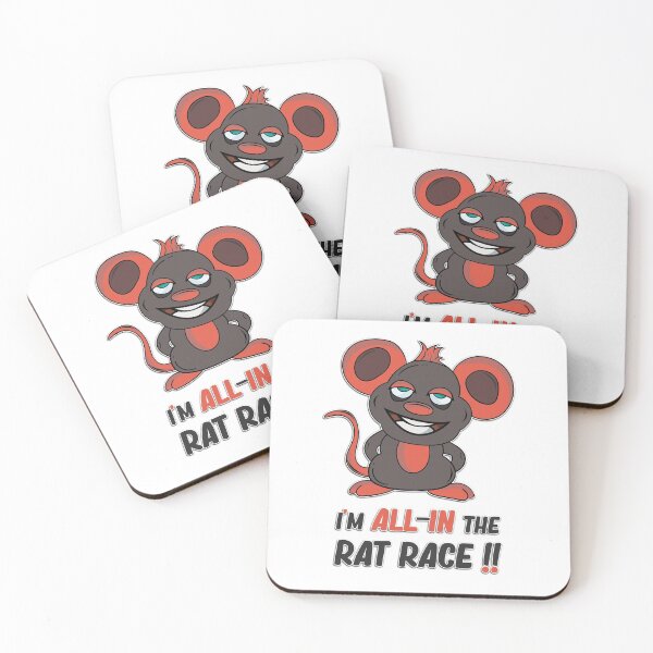 Item preview, creepy rat with a big smile all-in the ratrace designed and sold by creativedane.
