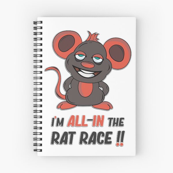 Item preview, creepy rat with a big smile all-in the ratrace designed and sold by creativedane.