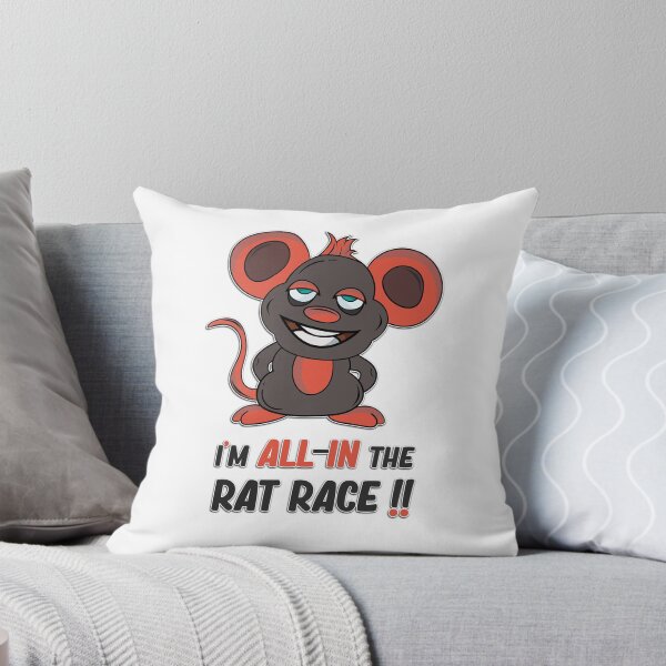 Item preview, creepy rat with a big smile all-in the ratrace designed and sold by creativedane.