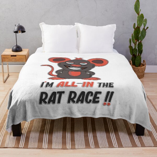 Item preview, creepy rat with a big smile all-in the ratrace designed and sold by creativedane.