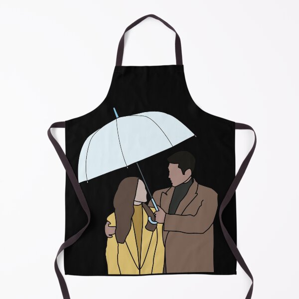 Item preview, Crash landing on you - Ri Jung Hyuk And Yoon Se-Ri - Hyun Bin And Son Ye-jin - Umbrella scene designed and sold by AJ-DesignCo.