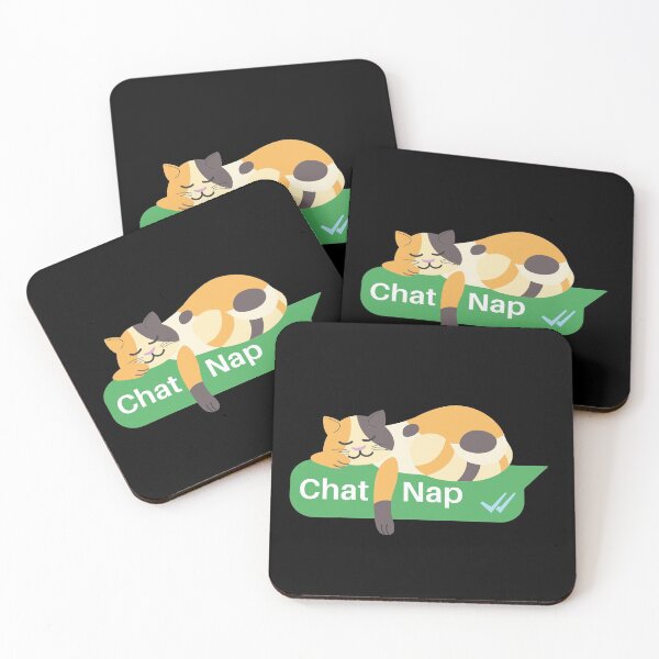 Item preview, Calico Cat sleeping on a Text Box | Catnap  designed and sold by Fluffy-Vectors.