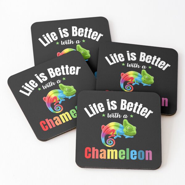 Item preview, Life is Better with a Chameleon designed and sold by MusberriDesigns.