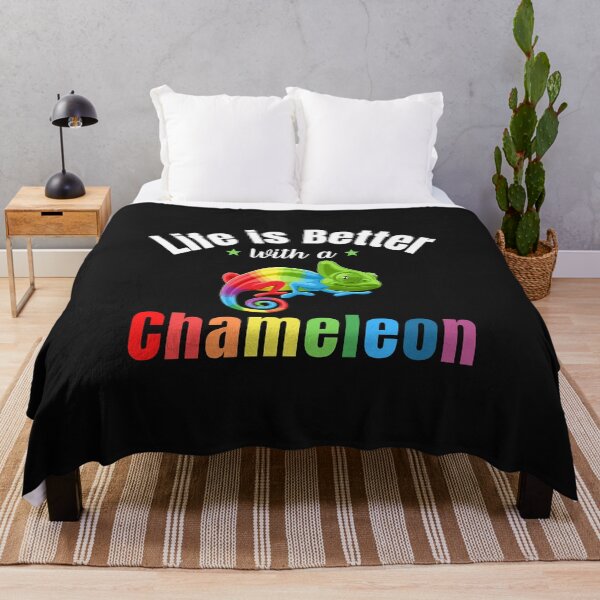 Item preview, Life is Better with a Chameleon designed and sold by MusberriDesigns.