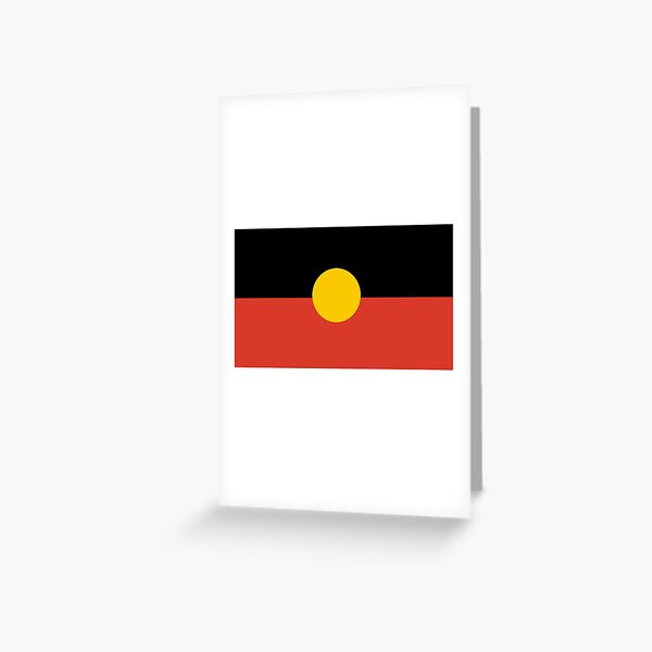 Aboriginal Flag Emoji Greeting Cards Redbubble