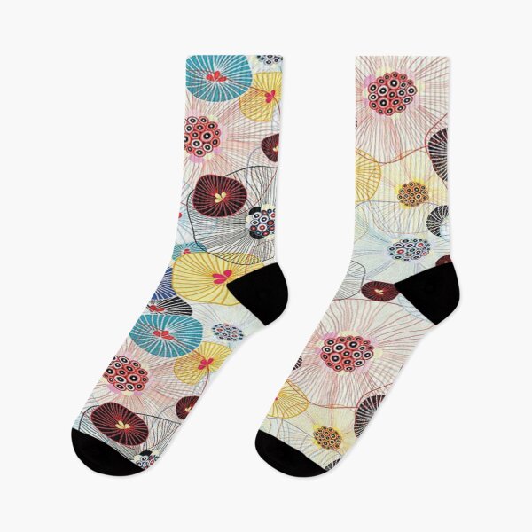 Item preview, Line Art Colorful Floral designed and sold by crealane.
