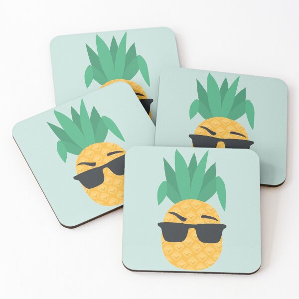 Item preview, Cool quizzical pineapple designed and sold by Brooke Richardson.