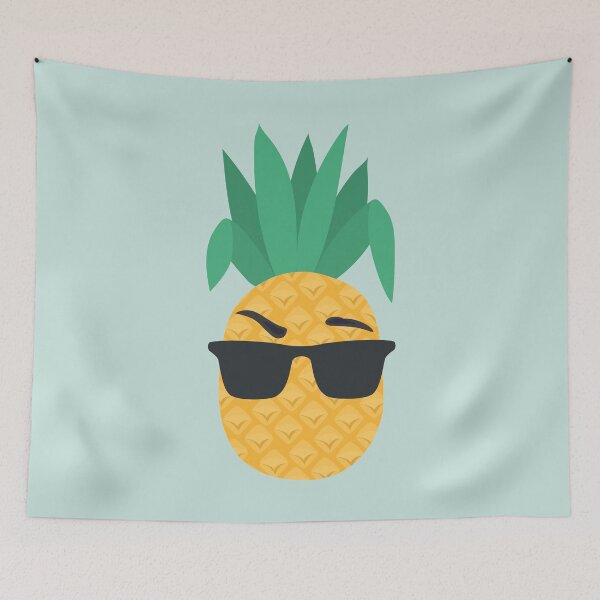 Item preview, Cool quizzical pineapple designed and sold by Brooke Richardson.