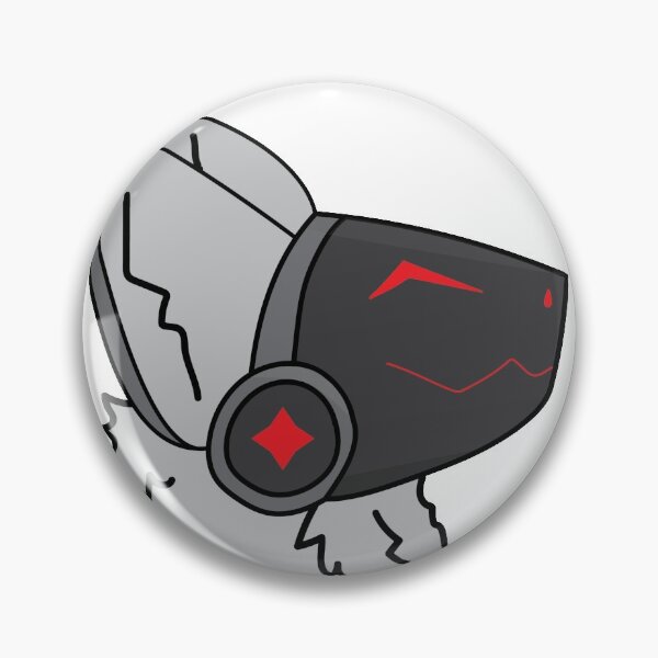 Item preview, Red Protogen Sticker/Pin designed and sold by ZoneTown.