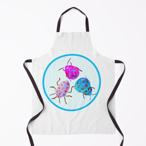 Item preview, Beetle illustration, pattern, green, yellow, orange, pink, purple, blue designed and sold by creativeshell.