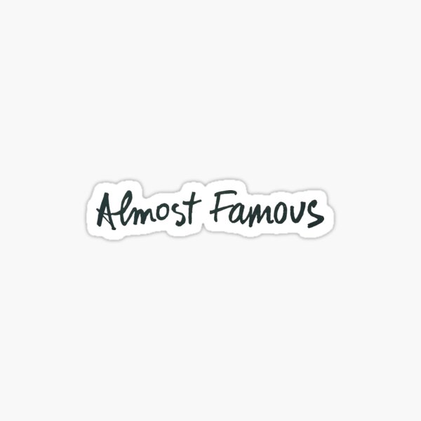 Item preview, Almost Famous Handwriting (Black) designed and sold by reinventedlove.