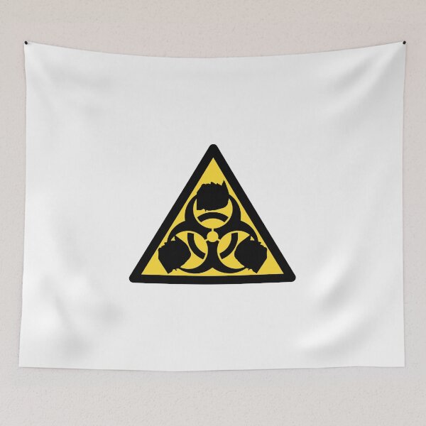 Item preview, Biohazard Trump Warning Sign designed and sold by metin1331.