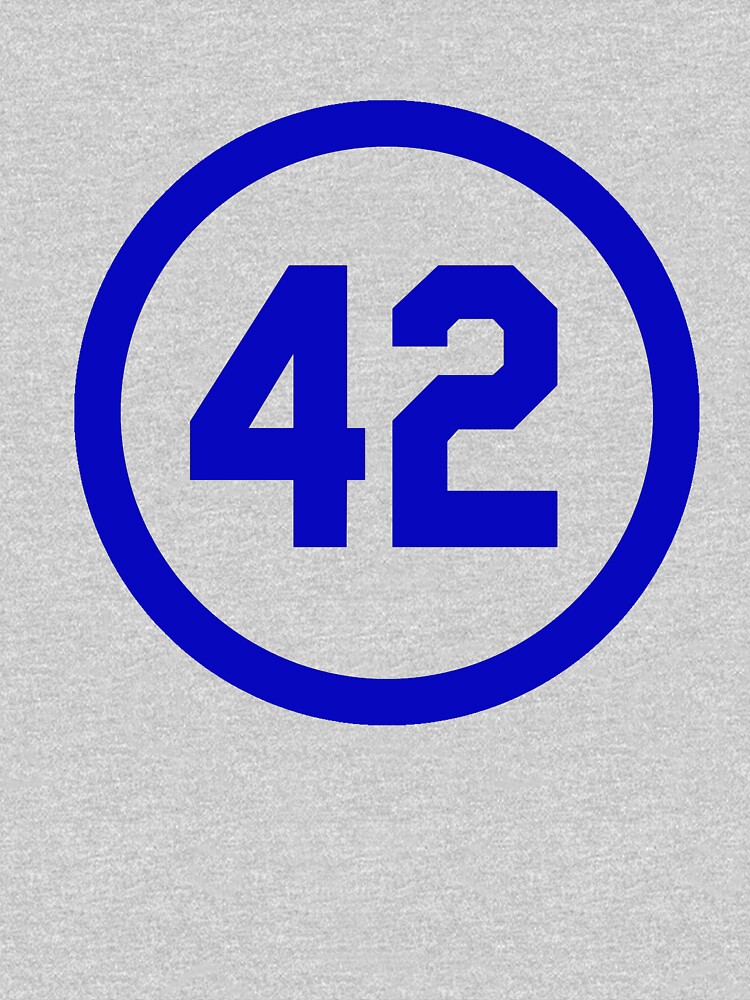 Jackie Robinson #42 Essential Tee M / Triblend Blue