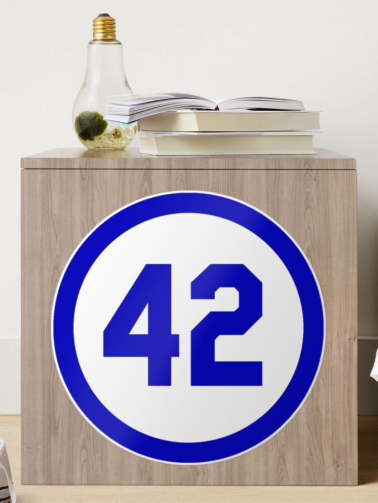 42 Jackie Robinson Sticker for Sale by bosoxicated