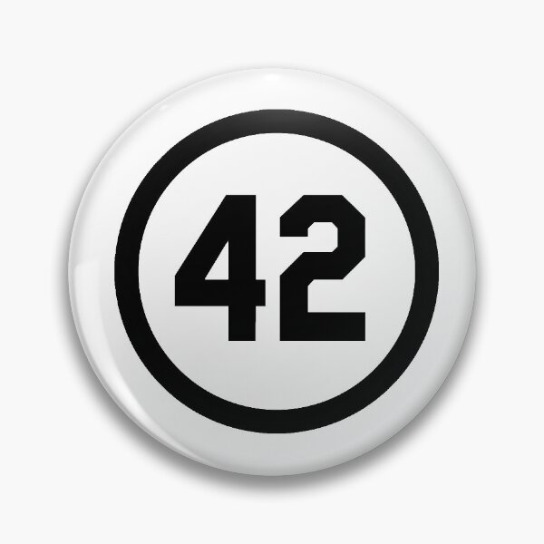 Item preview, The Great Jackie Robinson Baseball Number 42 Honoring Baseball Barrier Breaker  designed and sold by prohockeylabs.