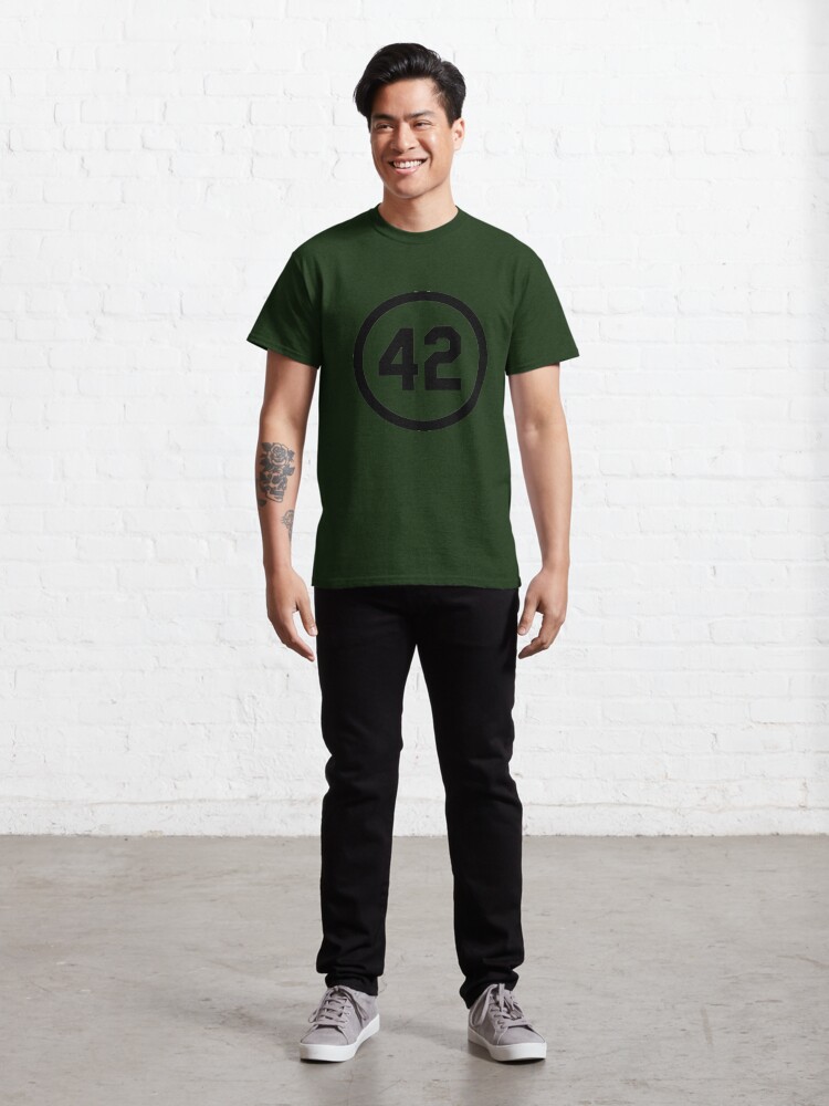 Baseball Number 42 Honoring Baseball Barrier Breaker Jackie Robinson  Essential T-Shirt for Sale by prohockeylabs