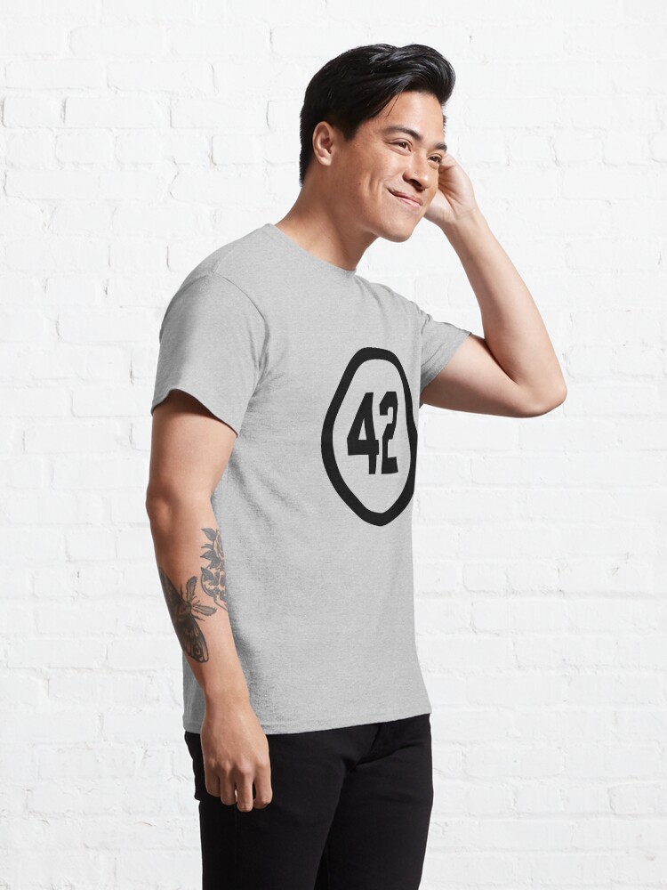 Jackie Robinson #42 Brooklyn White Tee 4XL / Vintage White