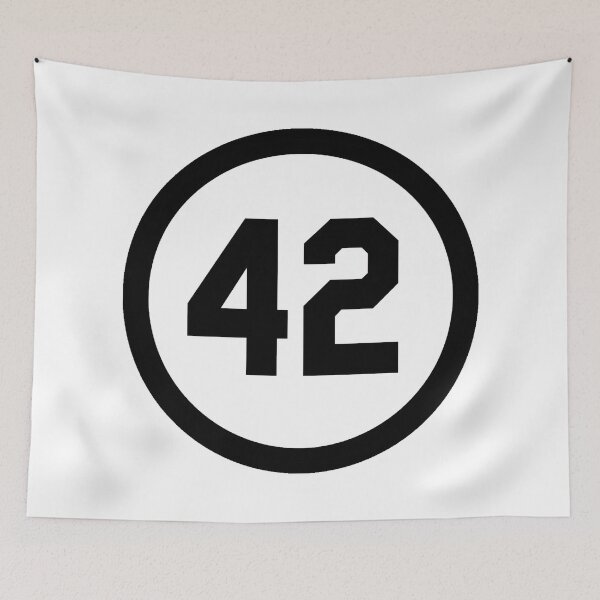 Item preview, The Great Jackie Robinson Baseball Number 42 Honoring Baseball Barrier Breaker  designed and sold by prohockeylabs.
