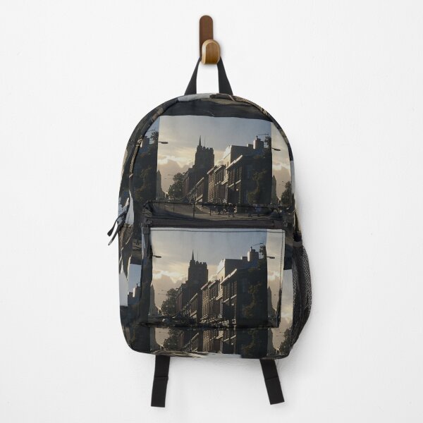 Item preview, Hobart/nipaluna Autumn Sunset Gilds the City Streets, April 2021 designed and sold by RoseAromas.