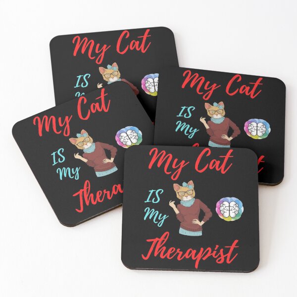 Item preview, My Cat Is My Therapist   designed and sold by WoodburyLake.