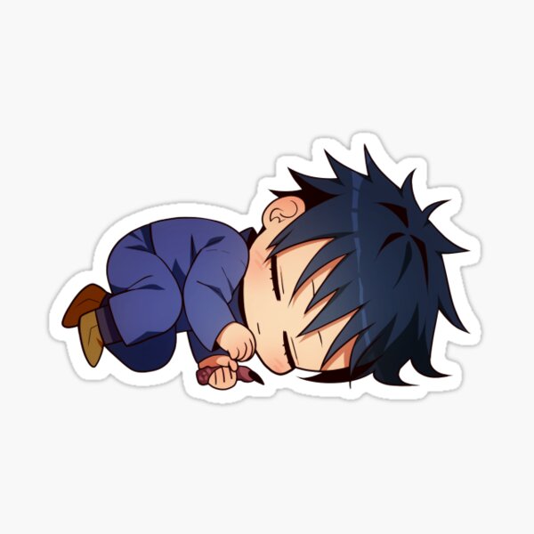 Jujutsu Kaisen - Megumi Sleeping (1/14) Sticker
