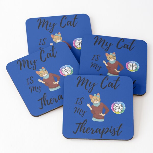 Item preview, My Cat Is My Therapist   designed and sold by WoodburyLake.