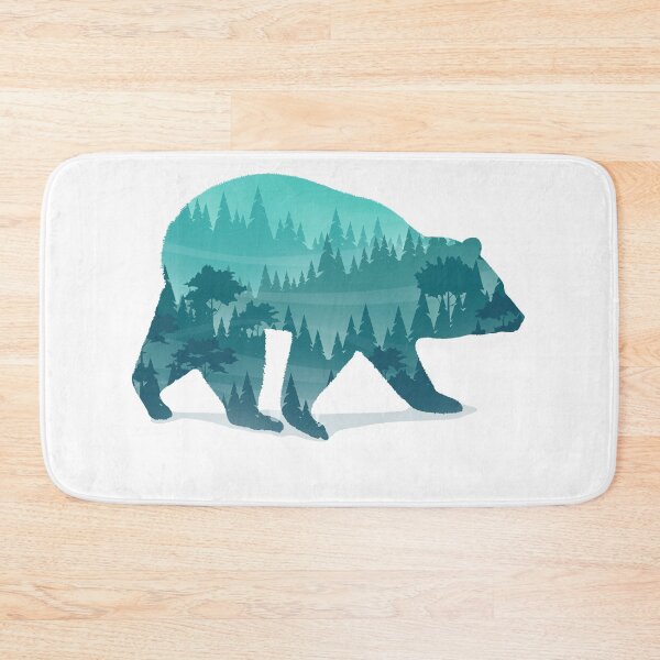 Item preview, Bear Silhouettre Over Forest designed and sold by YOUR SHOP.