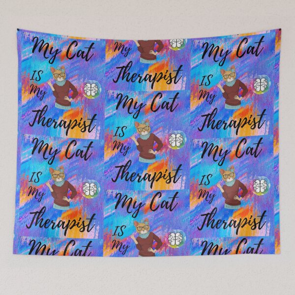 Item preview, My Cat Is My Therapist   designed and sold by WoodburyLake.