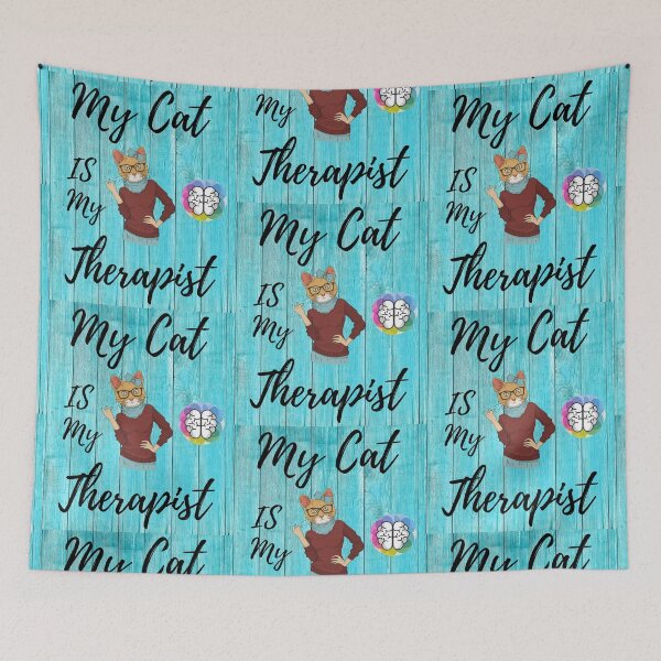Item preview, My Cat Is My Therapist   designed and sold by WoodburyLake.