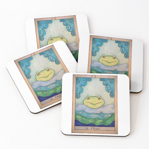 Item preview, Le Frog Tarot Card  designed and sold by Isabel Dantas.