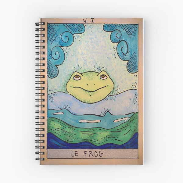 Item preview, Le Frog Tarot Card  designed and sold by Isabel Dantas.