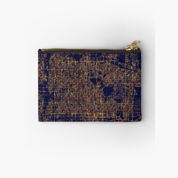 Item preview, Phoenix, Arizona, USA Map - City At Night designed and sold by deMAP.