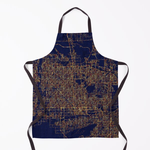 Item preview, Phoenix, Arizona, USA Map - City At Night designed and sold by deMAP.