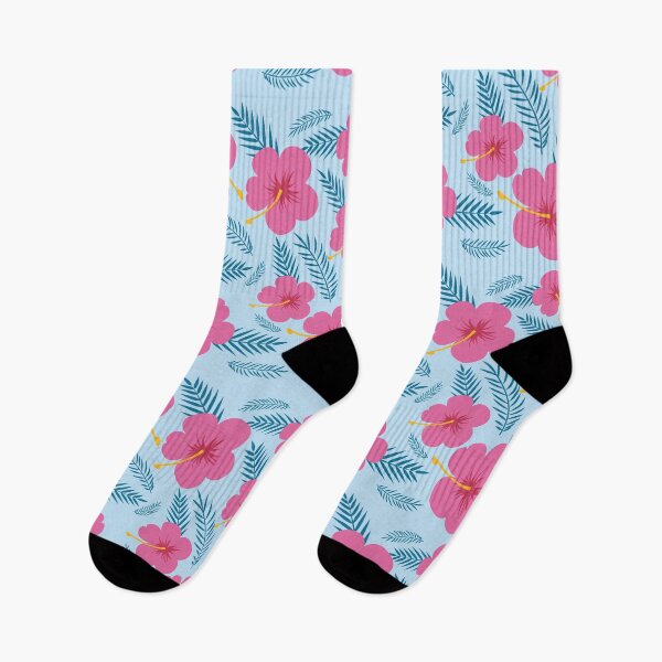 Item preview, Blue Tropical Flowers Design designed and sold by MoninasArt.
