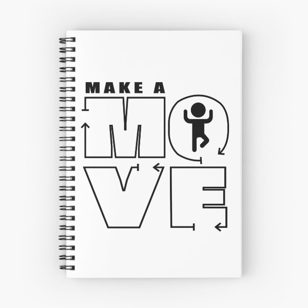 Item preview, Make a MOVE - Black Version designed and sold by REFCreative.